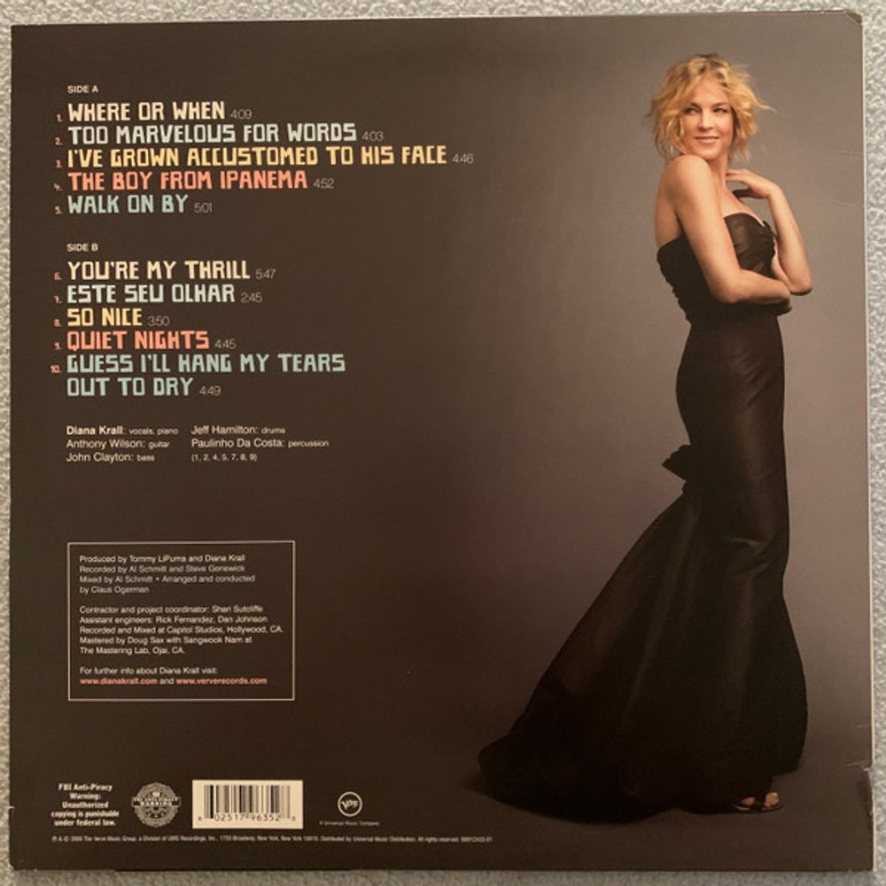 Diana Krall – Quiet Nights (LP Vinyl) Vinyl Record