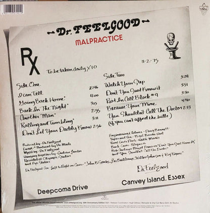 Dr. Feelgood – Malpractice (LP Vinyl) Vinyl Record