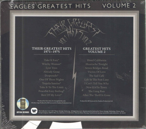Eagles – Their Greatest Hits Volumes 1 & 2 (2-CD)