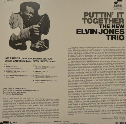 Elvis Jones – Puttin' It Together (LP Vinyl) Vinyl Record