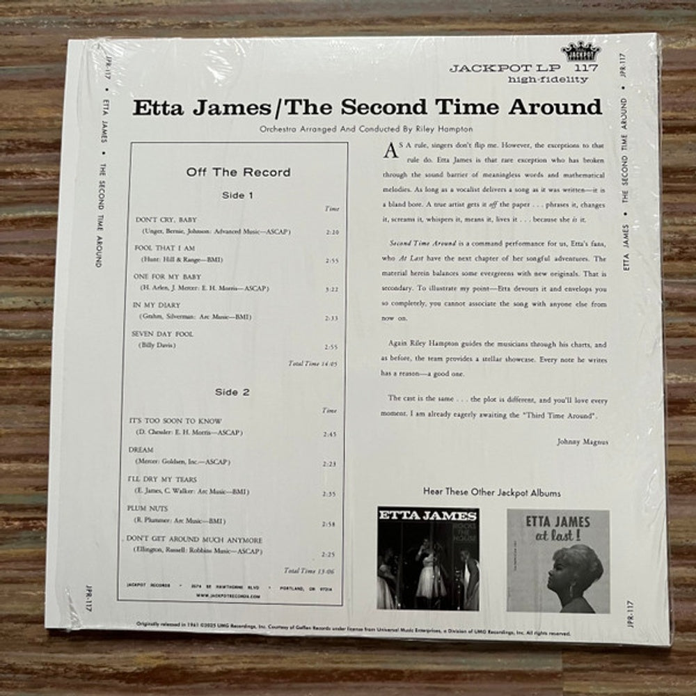 Etta James – Second Time Around (LP Vinyl) Vinyl Record