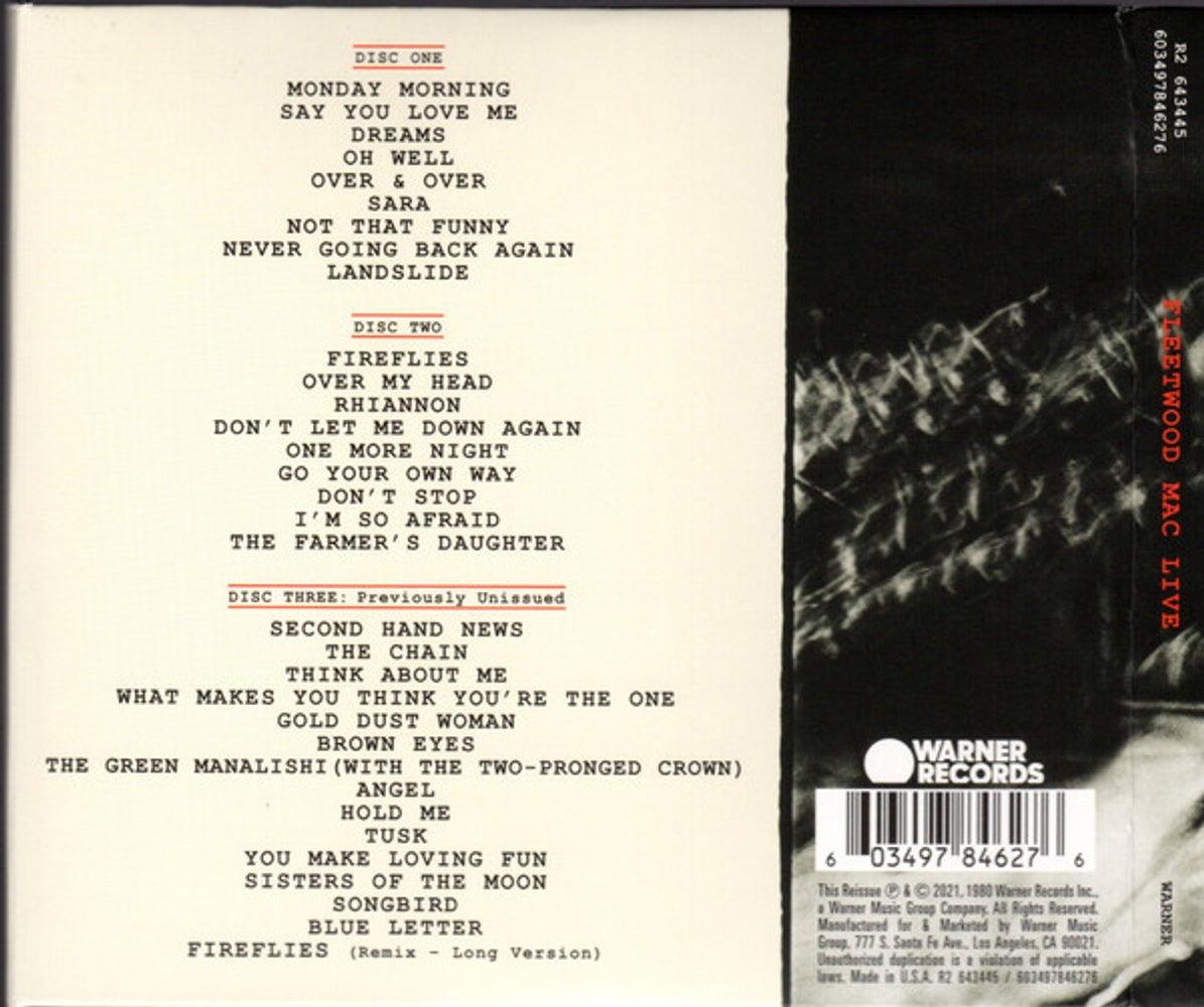 Fleetwood Mac – Fleetwood Mac Live (3-CD)