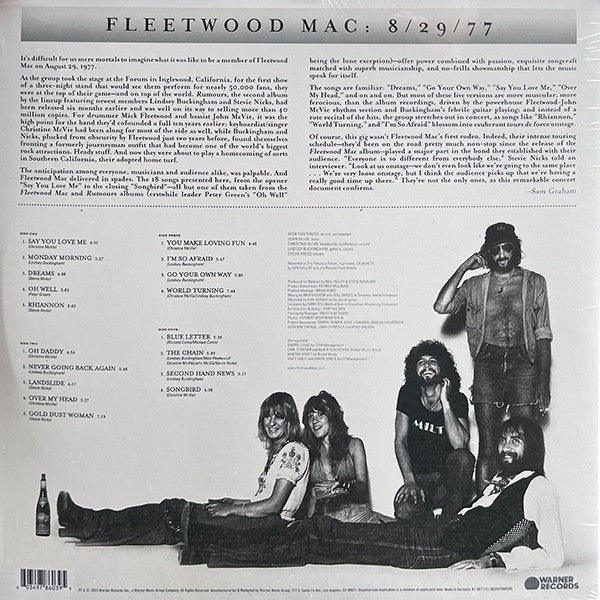 Fleetwood Mac – Rumours Live (2-LP Vinyl) Vinyl Record