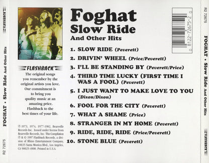 Foghat – Slow Ride & Other Hits Music CD