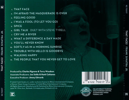 Frank Sinatra, Jr. – That Face Music CD