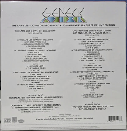 Genesis – Lamb Lies Down On Broadway (4-CD & Blu-ray)