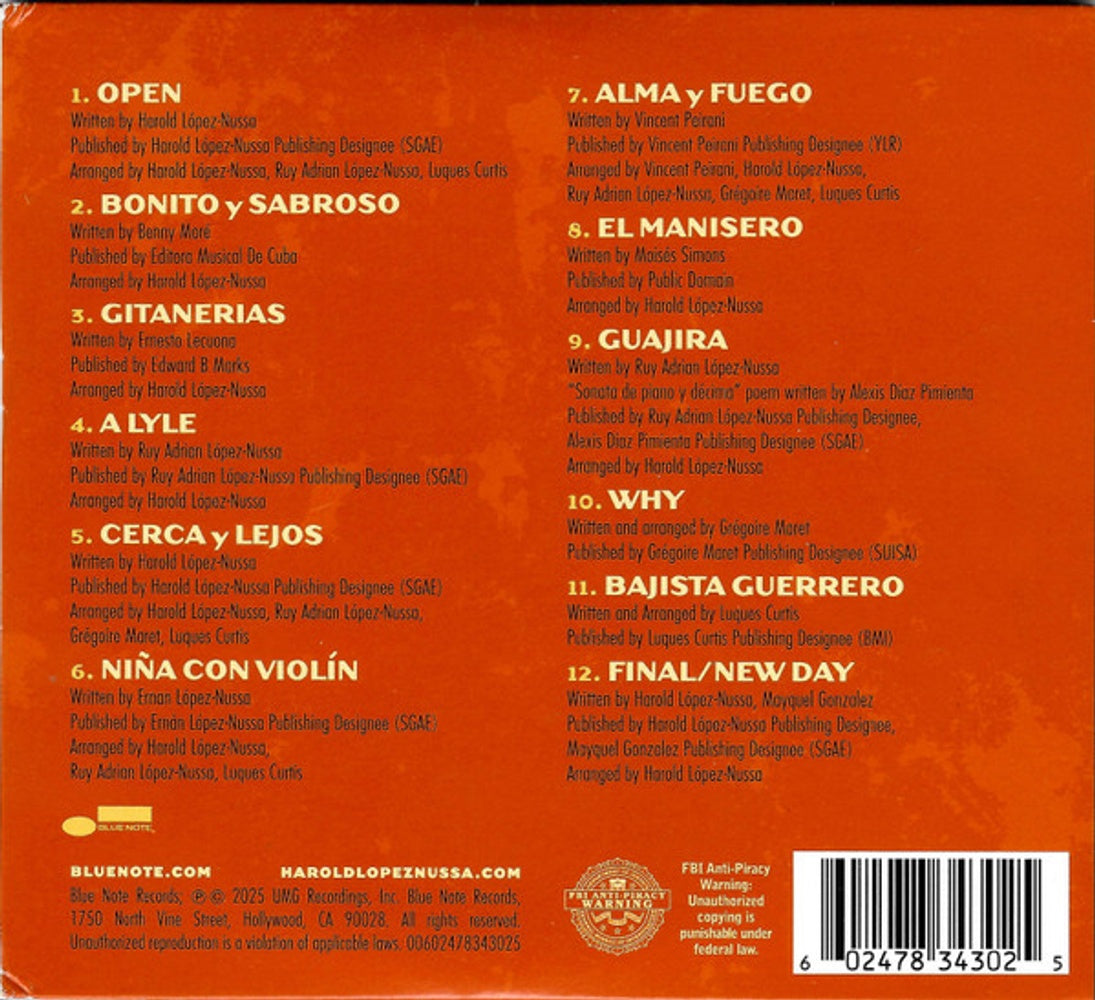 Harold Nussa  Lopez – Nueva Timba Music CD