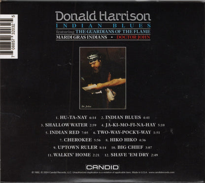Donald Harrison & Dr. John – Indian Blues Music CD