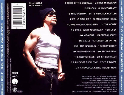 Ice-T – O.G. Original Gangster Music CD