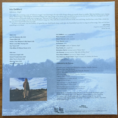 Iris DeMent – Infamous Angel (LP Vinyl) Vinyl Record