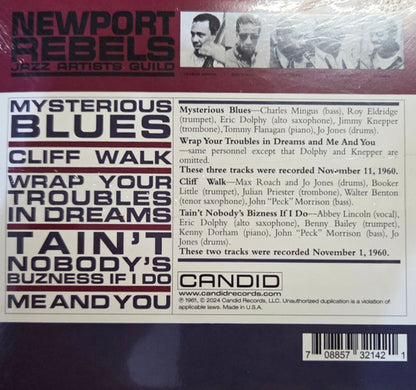 Jazz Artist Guild – Newport Rebels Music CD