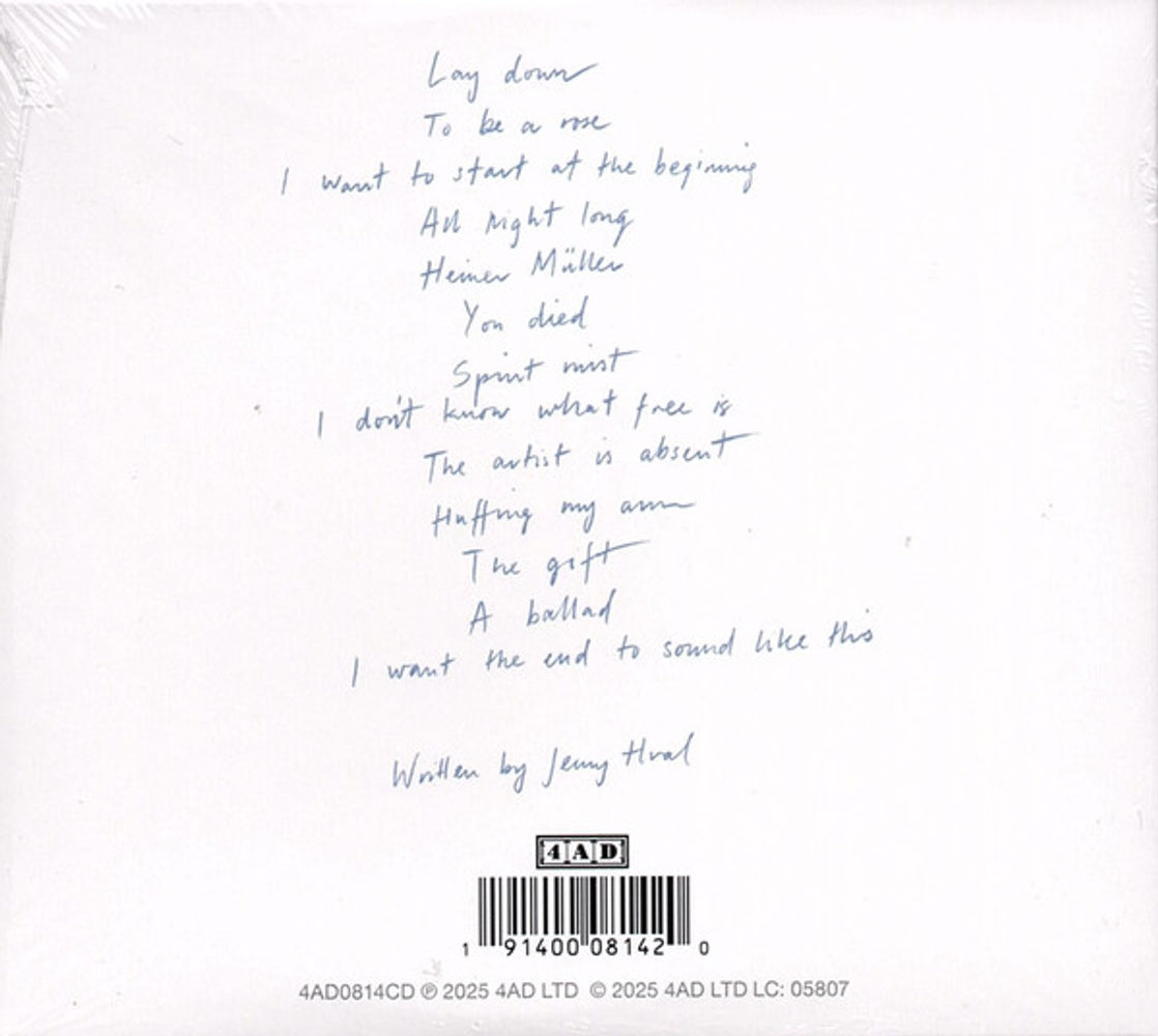 Jenny Hval – Iris Silver Mist Music CD