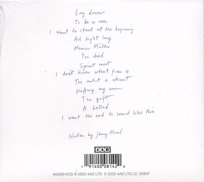Jenny Hval – Iris Silver Mist Music CD