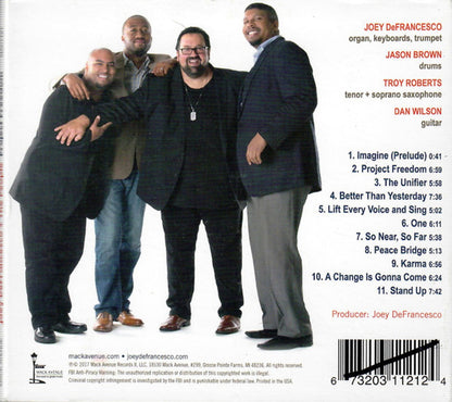 Joey Defrancesco – Project Freedom Music CD