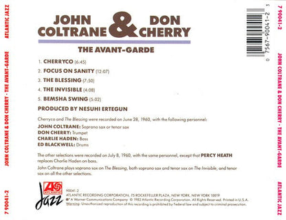 John Coltrane – Avant-Garde Music CD