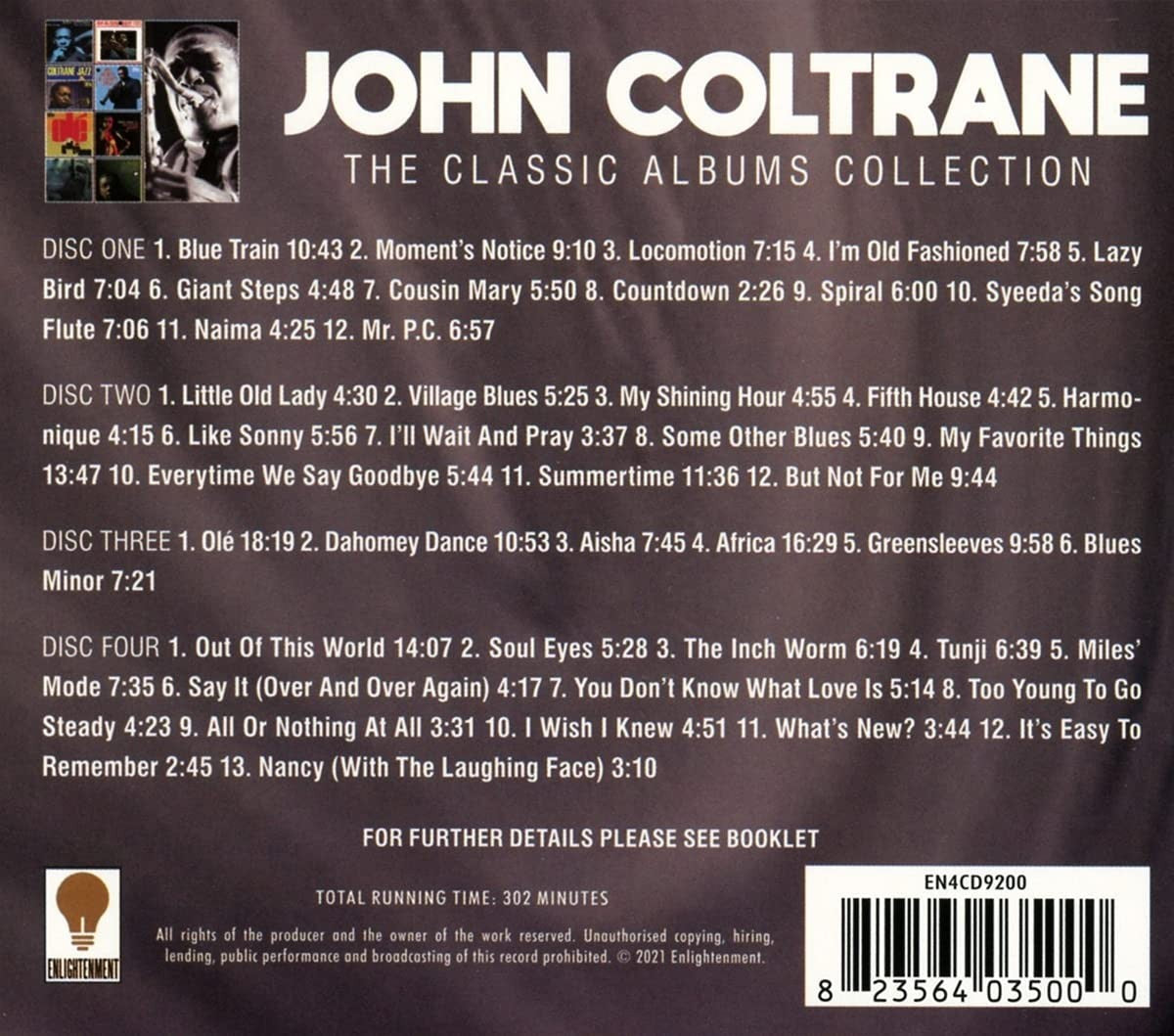 John Coltrane – Classic Albums Collection (4-CD)