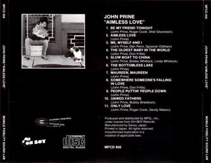 John Prine – Aimless Love (LP Vinyl) Vinyl Record