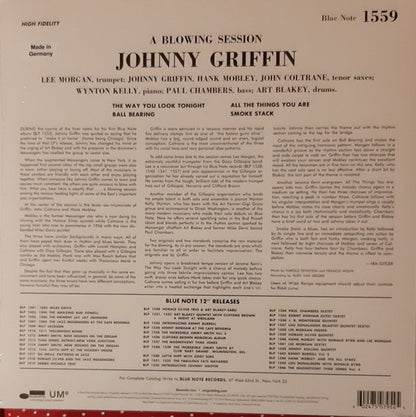 Johnny Griffin – Blowing Session (LP Vinyl) Vinyl Record