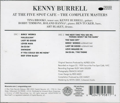 Kenny Burrell  / Blakey,Art – On View At The Five Spot Cafe: Complete Masters (2-CD)