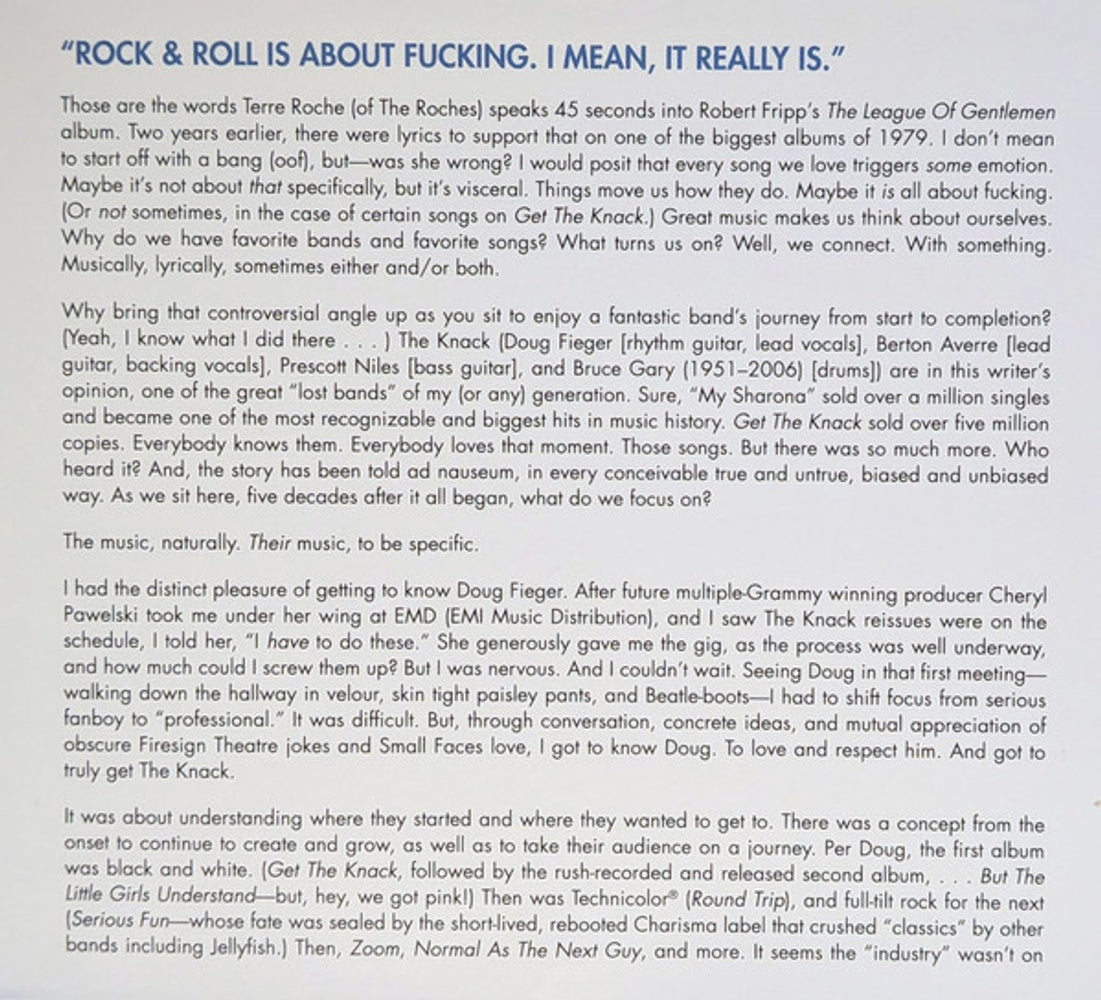 The Knack – Knackology: The Zen Recordings Music CD