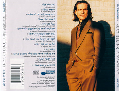 Kurt Elling – Close Your Eyes Music CD