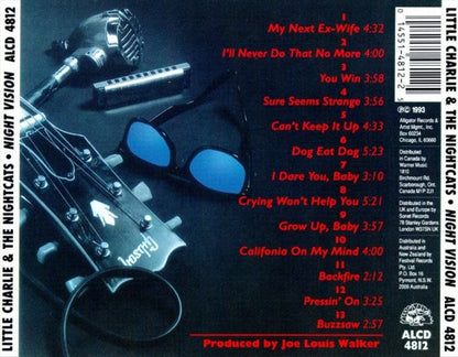 Little Charlie & Nightcats – Night Vision Music CD