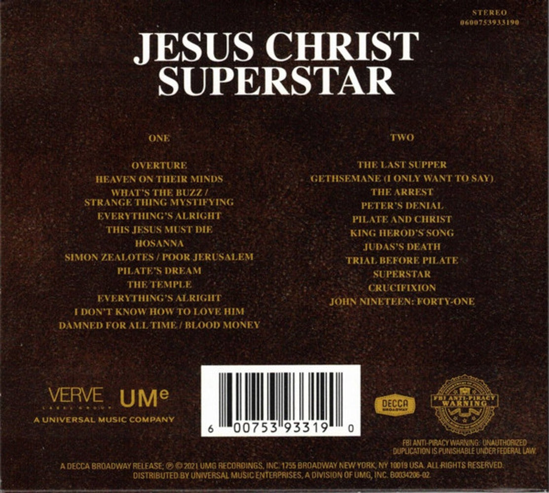 Lloyd Andrew Webber (Aniv) – Jesus Christ Superstar (2-CD) Music CD