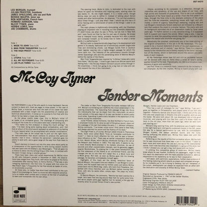 McCoy Tyner – Tender Moments (LP Vinyl) Vinyl Record