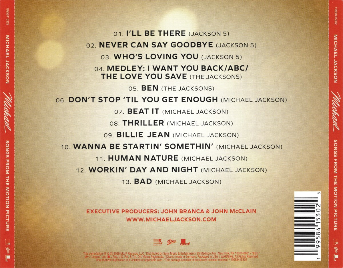 Michael Jackson – Michael Music CD