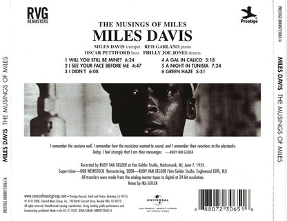 Miles Davis – Musings Of Miles (LP Vinyl) Vinyl Record
