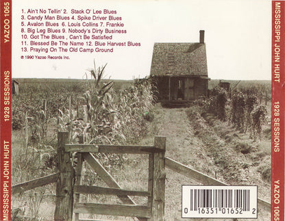 Mississippi John Hurt – 1928 Sessions (LP Vinyl) Vinyl Record