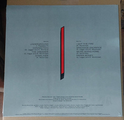 Montrose – Paper Money (Clear LP Vinyl) Vinyl Record