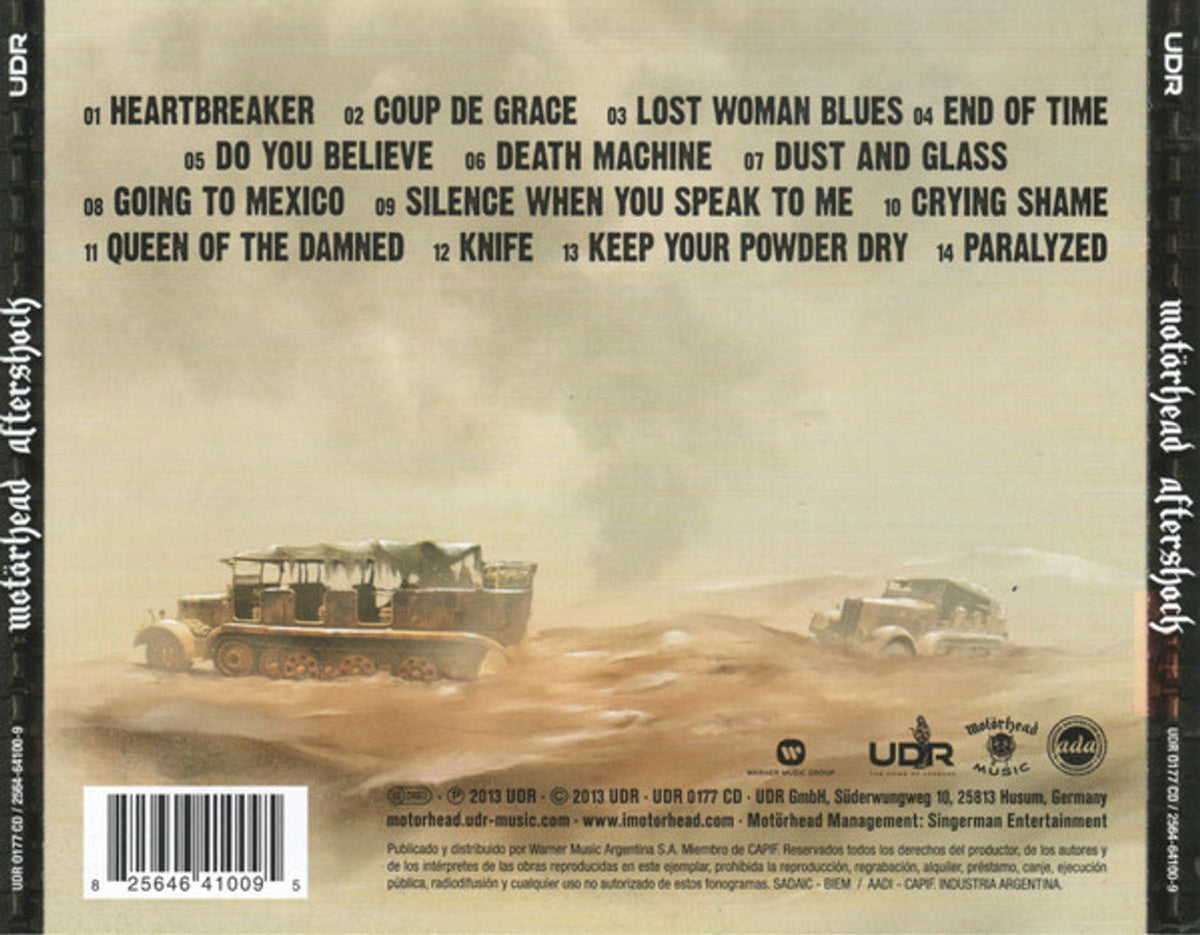 Motörhead – Aftershock Music CD