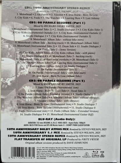 Motörhead – On Parole Sessions (3-CD & Blu-ray)