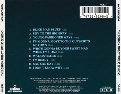 Muddy Waters – London Sessions Music CD