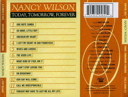 Nancy Wilson – Today, Tomorrow, Forever Music CD