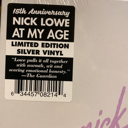 Nick Lowe – At My Age (LP Silver Vinyl) Vinyl Record