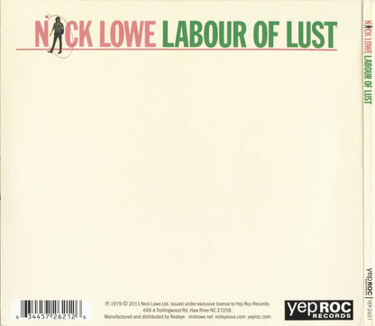 Nick Lowe – Labour of Lust Music CD