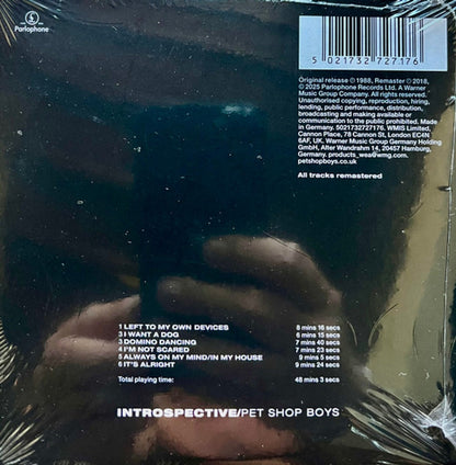 Pet Shop Boys – Introspective Music CD