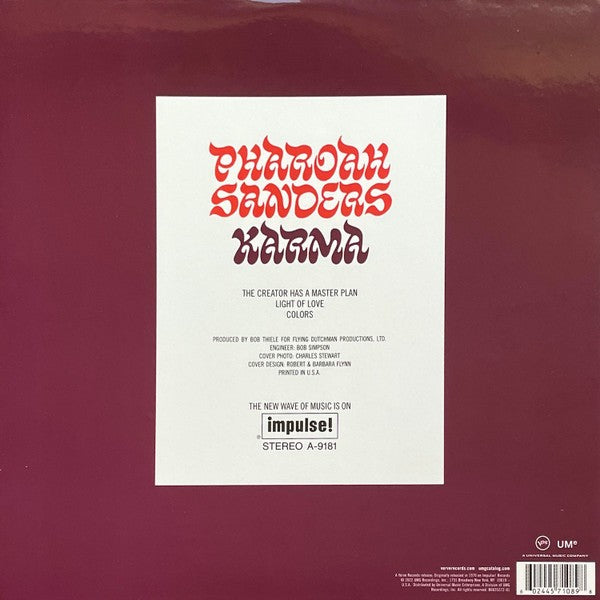 Pharoah Sanders – Karma (LP Vinyl) Vinyl Record