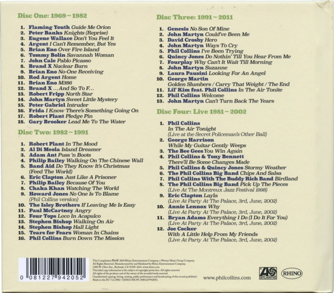 Phil Collins – Plays Well With Others (4-CD)