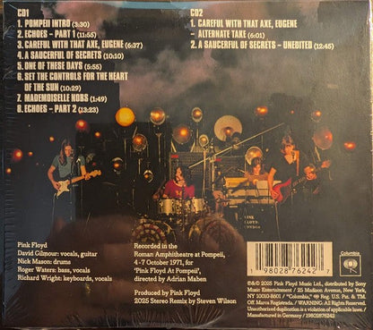 Pink Floyd – Pink Floyd At Pompeii - MCMLXXII Music CD
