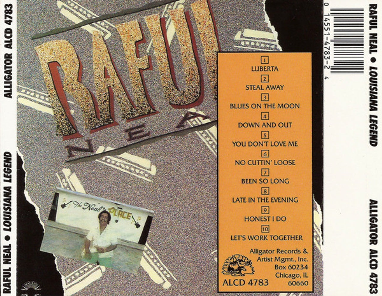 Raful Neal – Louisiana Legend Music CD