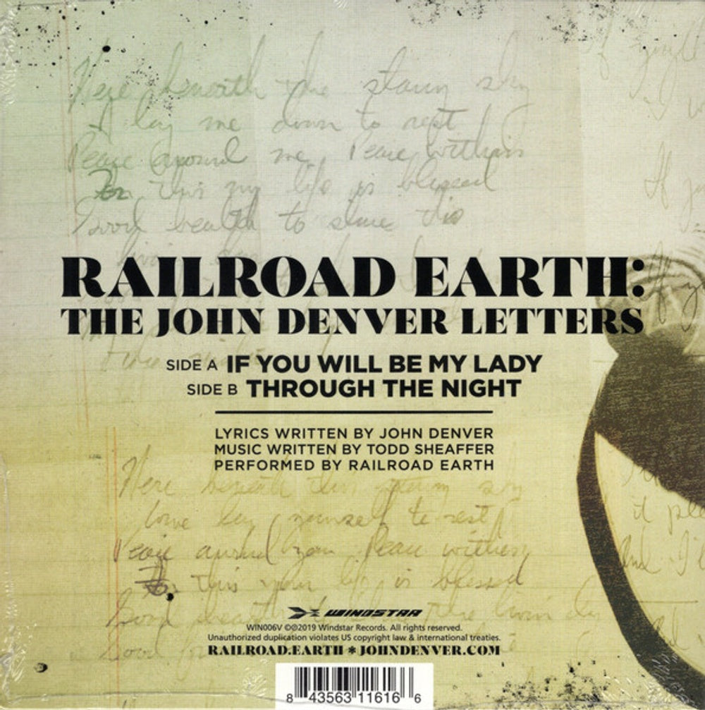 Railroad Earth – The John Denver Letters (7" Vinyl) Vinyl Record