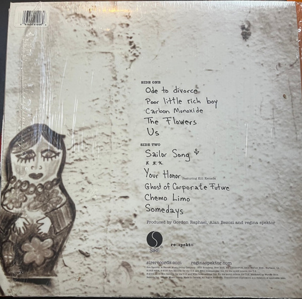 Regina Spektor – Soviet Kitsch (LP Vinyl) Vinyl Record