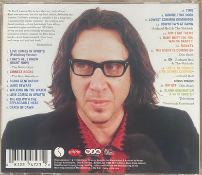 Richard Hell – Spurts: The Richard Hell Story Music CD