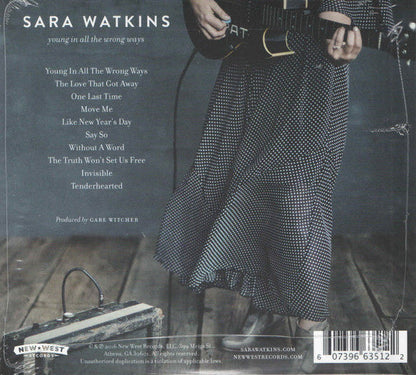 Sara Watkins – Young In All The Wrong Ways Music CD