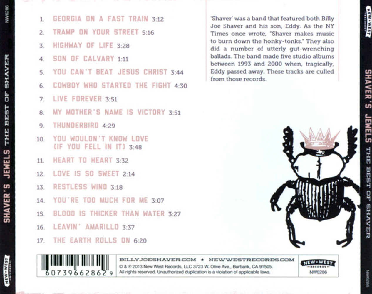Shaver – Shaver's Jewels Music CD