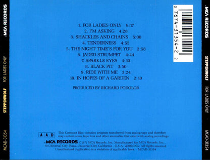 Steppenwolf – For Ladies Only Music CD