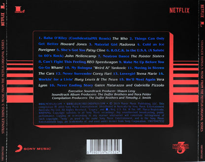 Stranger Things - Season 3 Soundtrack Music CD